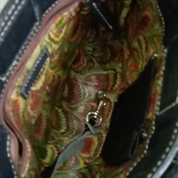 Dooney & Bourke Mini East/West Leather Tassel Tote Purse Bag - Picture 7 of 15